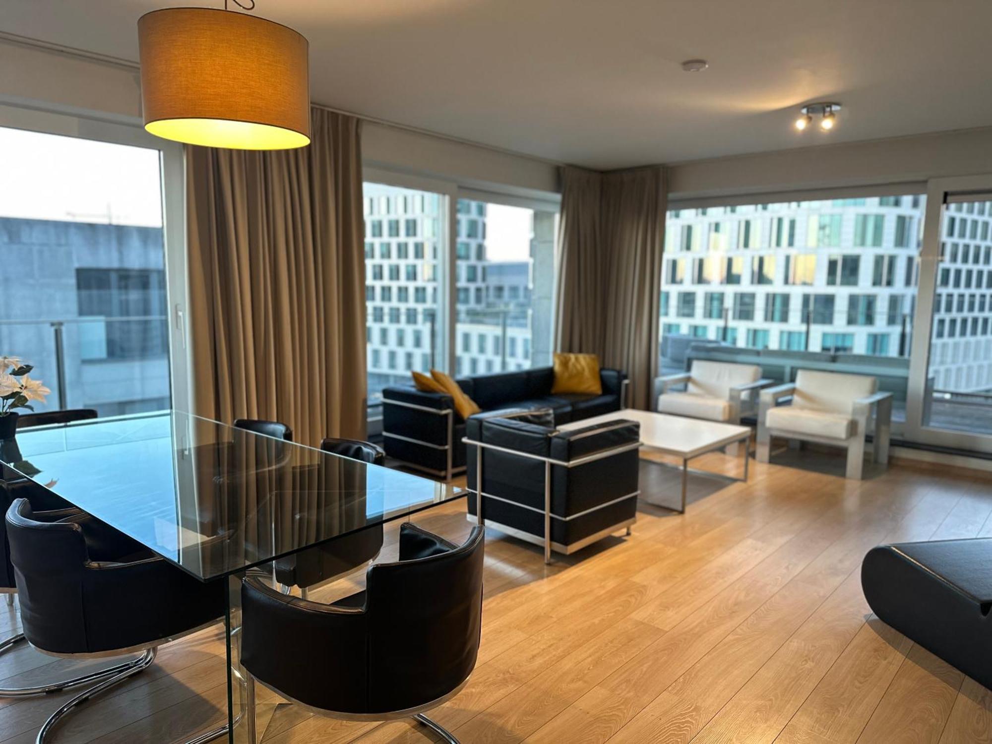 Apartment With Stunning View In City Center Bryssel Exteriör bild