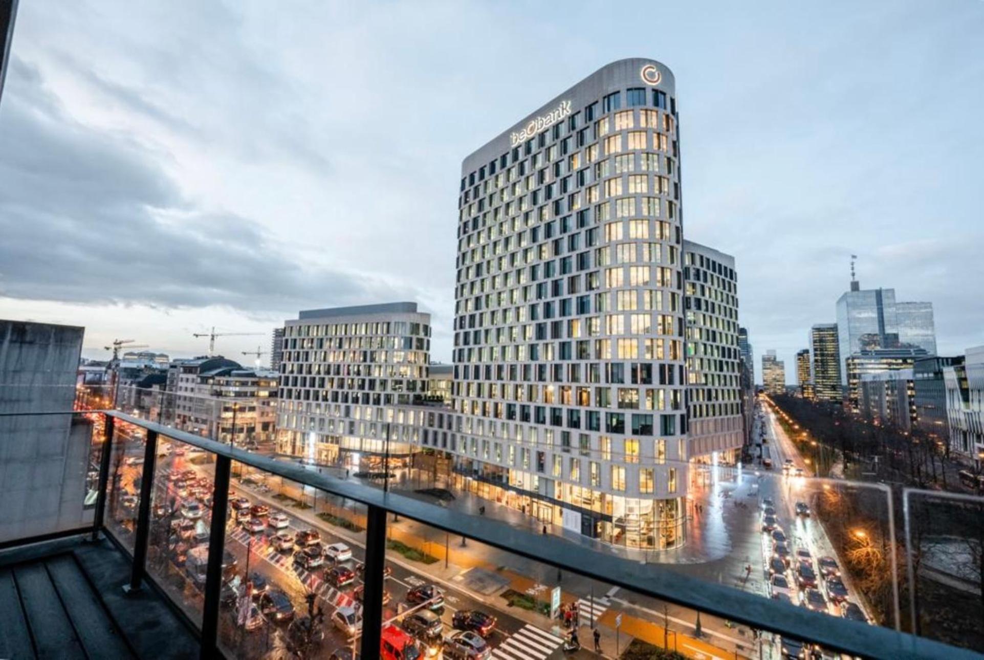 Apartment With Stunning View In City Center Bryssel Exteriör bild